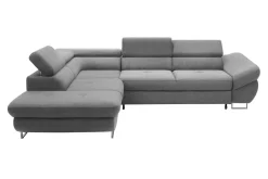 Narożniki|Instilo Narożnik rozkładany szary FABIO prawy