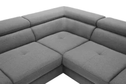 Narożniki|Instilo Narożnik rozkładany szary FABIO prawy