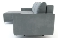 Narożniki| Narożnik rozkładany szary HEBE