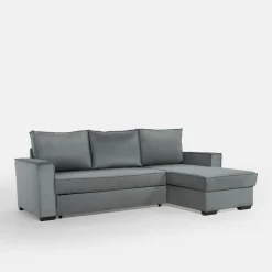 Narożniki|Exline Narożnik rozkładany szary LORMONT