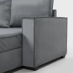 Narożniki|Exline Narożnik rozkładany szary LORMONT