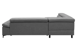 Softi Narożnik rozkładany szary LONIGO prawy