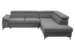 Softi Narożnik rozkładany szary LONIGO lewy