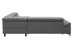 Softi Narożnik rozkładany szary LONIGO lewy