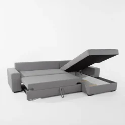 Exline Narożnik rozkładany szary MONDO BIS prawy