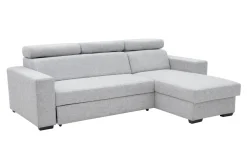 Exline Narożnik rozkładany szary melanż MATRIX