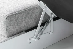 Exline Narożnik rozkładany szary melanż MATRIX