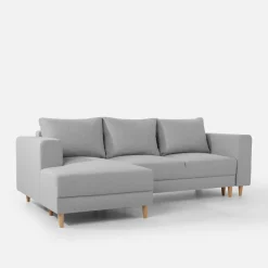 Narożniki|inny Narożnik rozkładany szary PERA lewy