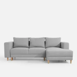 inny Narożnik rozkładany szary PERA prawy