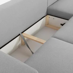 inny Narożnik rozkładany szary PERA prawy