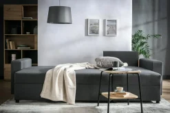 Narożniki|Exline Narożnik rozkładany szary ROBIN