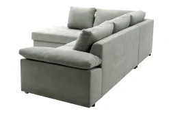 Narożniki| Narożnik rozkładany szary SELENA lewy