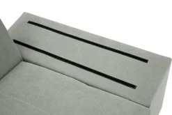 Narożniki| Narożnik rozkładany szary SELENA lewy