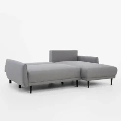 Narożniki|Werdomo Narożnik rozkładany szary SOHO S prawy