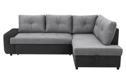 Softi Narożnik rozkładany szary TOFFI lewy