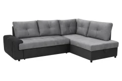 Softi Narożnik rozkładany szary TOFFI lewy