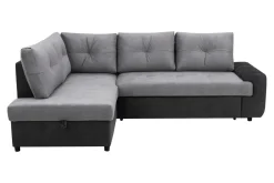 Softi Narożnik rozkładany szary TOFFI prawy