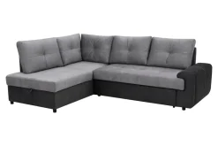 Softi Narożnik rozkładany szary TOFFI prawy