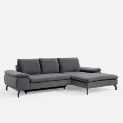 Narożniki|New Form Narożnik rozkładany szary VESPA prawy