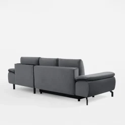 Narożniki|New Form Narożnik rozkładany szary VESPA prawy