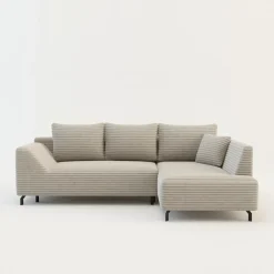 Narożniki|FN Design Narożnik rozkładany taupe ASOLO prawy