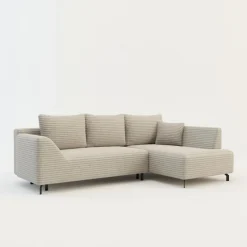 Narożniki|FN Design Narożnik rozkładany taupe ASOLO prawy