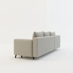 Narożniki|FN Design Narożnik rozkładany taupe ASOLO lewy