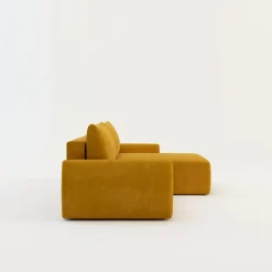 Softi Narożnik rozkładany żółty FEDE
