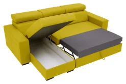 Narożniki|Exline Narożnik rozkładany żółty MATRIX