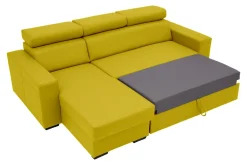 Narożniki|Exline Narożnik rozkładany żółty MATRIX