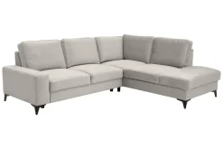 Narożnik rozkładany w kolorze latte FABRIZIO prawy