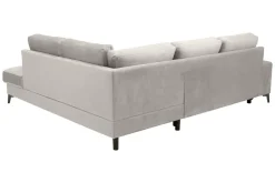 Narożnik rozkładany w kolorze latte FABRIZIO prawy