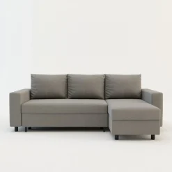 Narożniki|IMPERIAL-MEBLE (D.C.M. FRESH) Narożnik rozkładany z 2 pojemnikami szary MEDIO