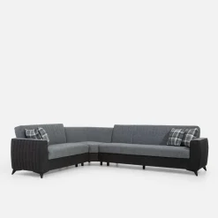 inny Narożnik rozkładany z 2 pojemnikami GANA