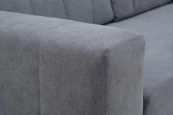 Narożnik rozkładany z 2 pojemnikami szary ALBI