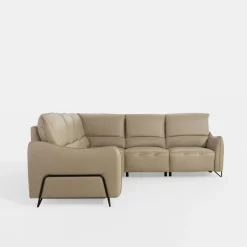 Inspire Narożnik rozkładany z funkcją relaks skórzany AXELL lewy