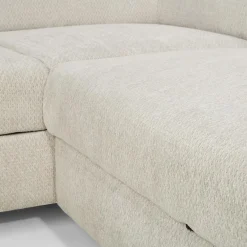 Narożniki|Instilo Narożnik rozkładany z regulowanymi zagłówkami jasnoszary ROMEO lewy