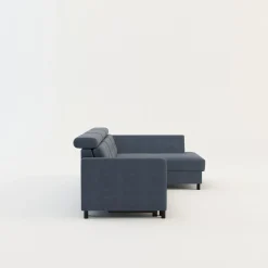 FN Design Narożnik rozkładany z regulowanymi zagłówkami niebieski WONDER prawy