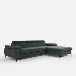 Narożniki|New Form Narożnik rozkładany z regulowanymi zagłówkami SCALA prawy grafit