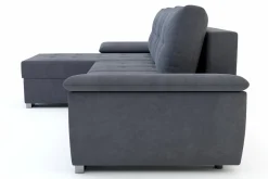 Narożnik rozkładany z regulowanym podłokietnikiem antracyt ERGON