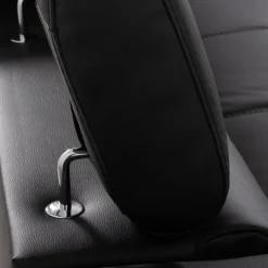 Trend Line Narożnik rozkładany z regulowanymi zagłówkami czarny TORINO prawy