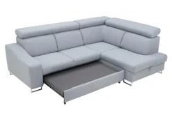 Narożniki|Softi Narożnik rozkładany z regulowanymi zagłówkami BRICO lewy