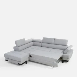 Werdomo Narożnik rozkładany z regulowanymi zagłówkami EMPORIO L II lewy