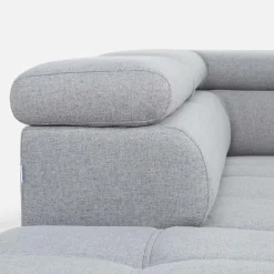 Werdomo Narożnik rozkładany z regulowanymi zagłówkami EMPORIO L II lewy