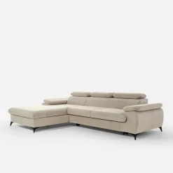 Narożniki|New Form Narożnik rozkładany z regulowanymi zagłówkami SCALA lewy beż