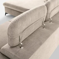 Narożniki|New Form Narożnik rozkładany z regulowanymi zagłówkami SCALA lewy beż