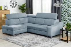 Softi Narożnik rozkładany z regulowanymi zagłówkami BRICO prawy