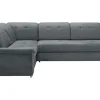 Narożniki|Exline Narożnik rozkładany z regulowanymi zagłówkami szary PEORIA L lewy