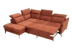 Werdomo Narożnik rozkładany z ruchomymi zagłówkami APULLA lewy