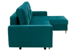 Narożniki|Exline Narożnik rozkładany zielony ZOYA